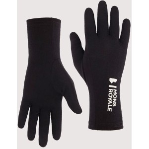 Czarne rękawiczki Mons Royale