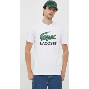 T-shirt Lacoste z krótkim rękawem z bawełny w młodzieżowym stylu