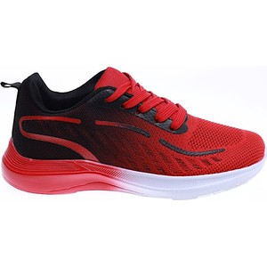 Czerwone buty sportowe Pantofelek24.pl w sportowym stylu