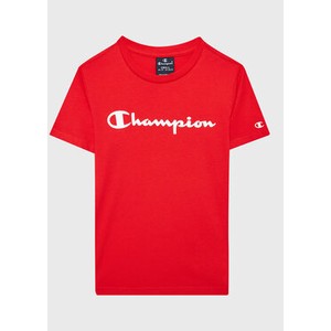Czerwona koszulka dziecięca Champion dla chłopców
