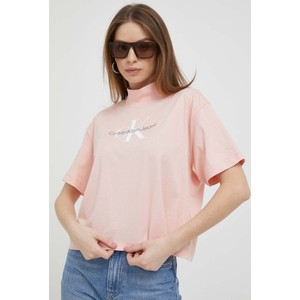 Różowa bluzka Calvin Klein