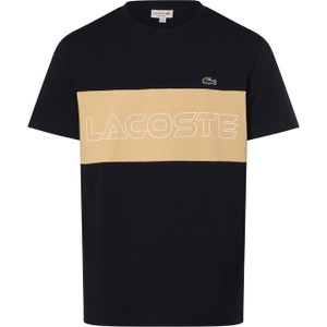 T-shirt Lacoste z nadrukiem w młodzieżowym stylu z bawełny
