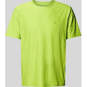 Zielony t-shirt Joy z krótkim rękawem w stylu casual