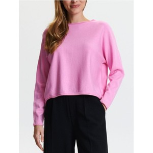 Różowy sweter Sinsay w stylu casual