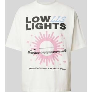 T-shirt Low Lights Studios z krótkim rękawem z nadrukiem z bawełny