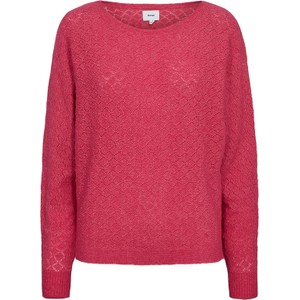 Różowy sweter Numph z wełny