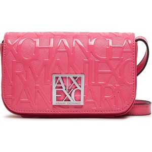 Różowa torebka Armani Exchange na ramię