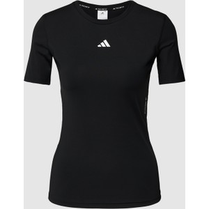 Czarna bluzka Adidas Training z krótkim rękawem