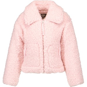 Różowa kurtka UGG Australia w stylu casual bez kaptura krótka