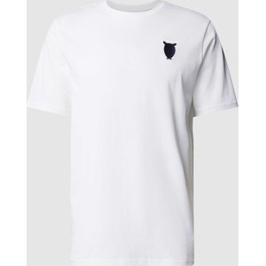 T-shirt Knowledge Cotton Apparel z nadrukiem z krótkim rękawem