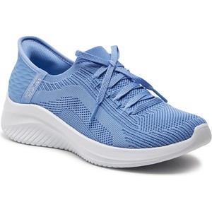 Niebieskie buty sportowe Skechers w sportowym stylu