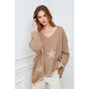 Sweter Joséfine w stylu casual z wełny