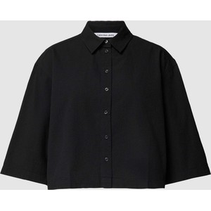 Czarna koszula Calvin Klein z kołnierzykiem