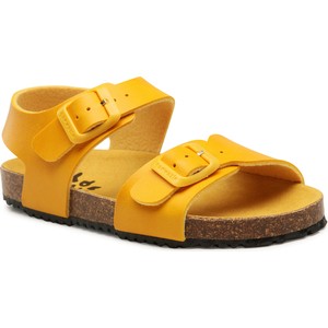 Żółte buty dziecięce letnie GARVALIN na rzepy
