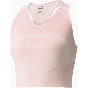 Różowa bluzka Puma w sportowym stylu