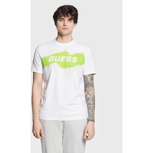 T-shirt Guess w młodzieżowym stylu z krótkim rękawem