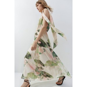 Sukienka H & M z satyny w stylu casual maxi