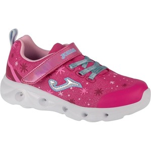Różowe buty sportowe dziecięce Joma dla dziewczynek z tkaniny