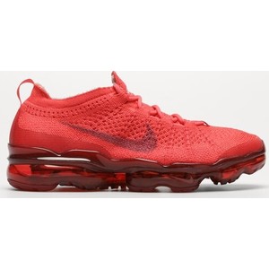 Czerwone buty sportowe Nike vapormax sznurowane