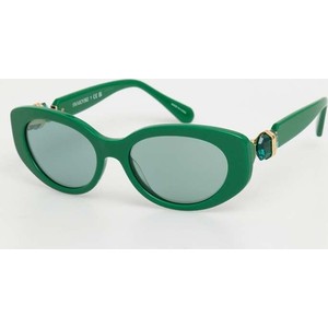 Zielone okulary damskie Swarovski