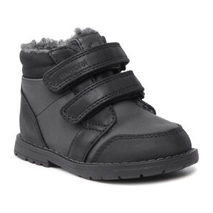 Czarne buty dziecięce zimowe Mayoral na rzepy