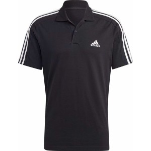 Koszulka polo Adidas w sportowym stylu z krótkim rękawem z bawełny