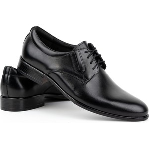 Czarne buty butyolivier.pl sznurowane