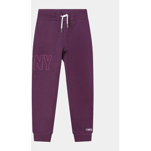 Fioletowe spodnie dziecięce DKNY