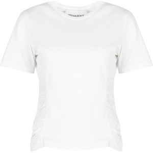 Bluzka ubierzsie.com w stylu casual z okrągłym dekoltem z krótkim rękawem