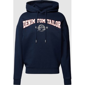 Granatowa bluza Tom Tailor Denim z bawełny