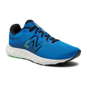 Niebieskie buty sportowe New Balance sznurowane w sportowym stylu