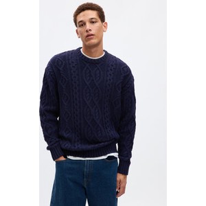 Granatowy sweter Gap w stylu casual