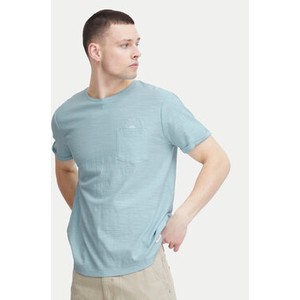 Niebieski t-shirt Blend z krótkim rękawem w stylu casual