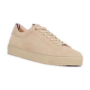 Tommy Hilfiger Sneakersy Premium Cup Mono Suede FM0FM04850 Beżowy