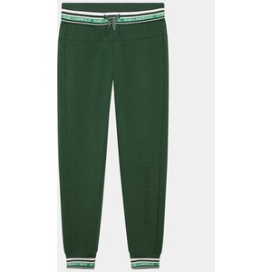 Zielone spodnie dziecięce Karl Lagerfeld