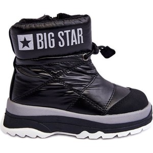 Czarne buty dziecięce zimowe Big Star dla dziewczynek
