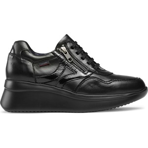 Czarne buty sportowe CALLAGHAN na platformie w sportowym stylu