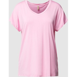 Różowy t-shirt Soyaconcept