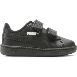 Czarne buty sportowe dziecięce Puma na rzepy