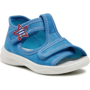 Niebieskie buty dziecięce letnie Superdry na rzepy
