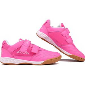 Różowe buty sportowe dziecięce Kappa dla chłopców na rzepy