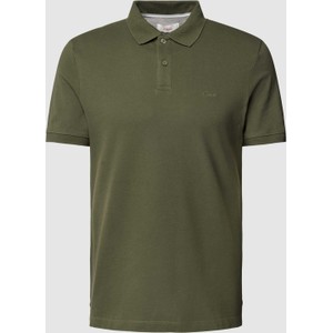 Zielona koszulka polo S.Oliver z krótkim rękawem