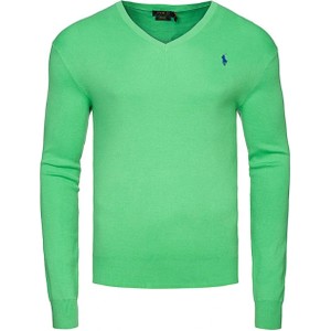 Zielony sweter Ralph Lauren w stylu casual