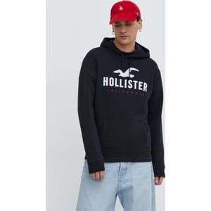 Czarna bluza Hollister Co. w młodzieżowym stylu