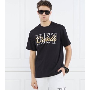 T-shirt Just Cavalli z bawełny w młodzieżowym stylu