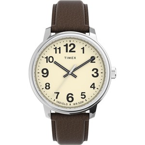 Zegarek Timex - Easy Reader TW2V21300 Brown/Silver