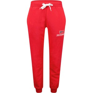 Czerwone spodnie Geographical Norway w sportowym stylu