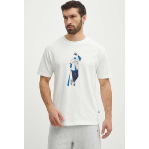 T-shirt New Balance w młodzieżowym stylu z bawełny
