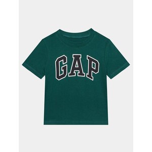 Zielona koszulka dziecięca Gap z krótkim rękawem