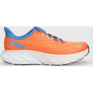 Pomarańczowe buty sportowe PRM sznurowane w sportowym stylu